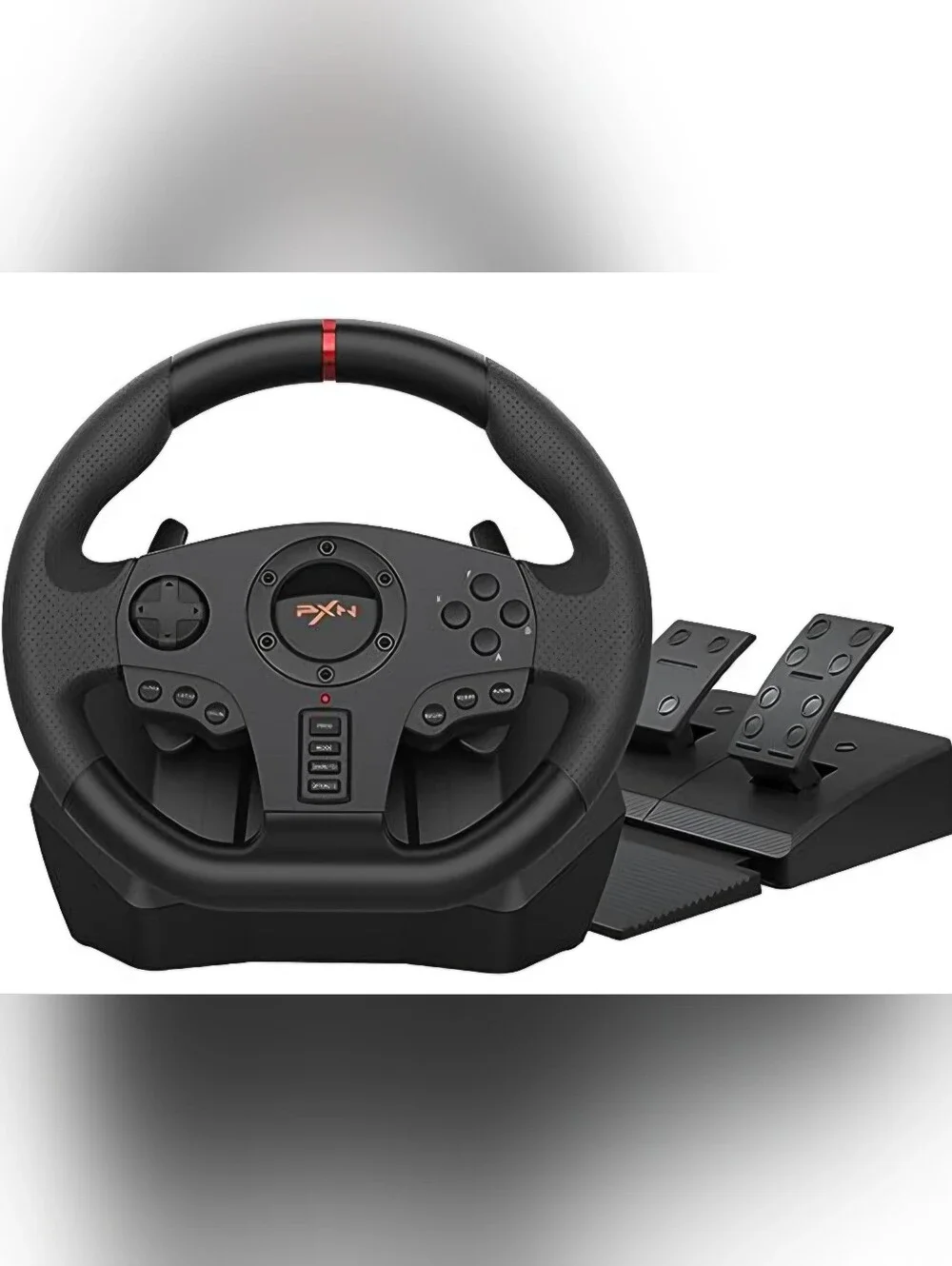 PXN PC Racing Steering Wheel and Gas Brake Pedals V900 Driving Simulator Gaming